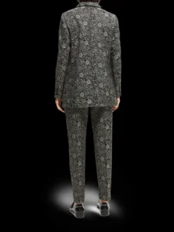Relaxed-Fit Jacquard Blazer