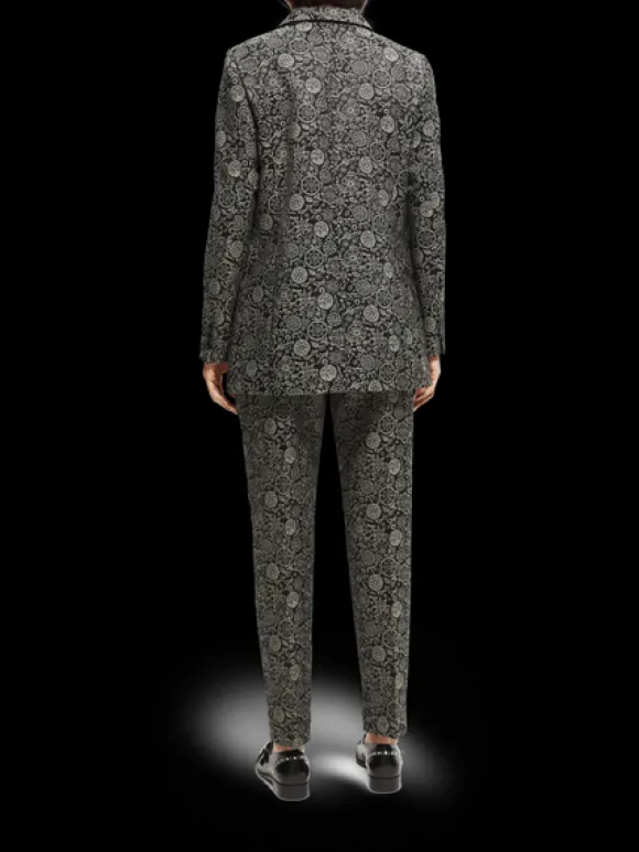 Relaxed-Fit Jacquard Blazer