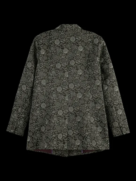 Relaxed-Fit Jacquard Blazer