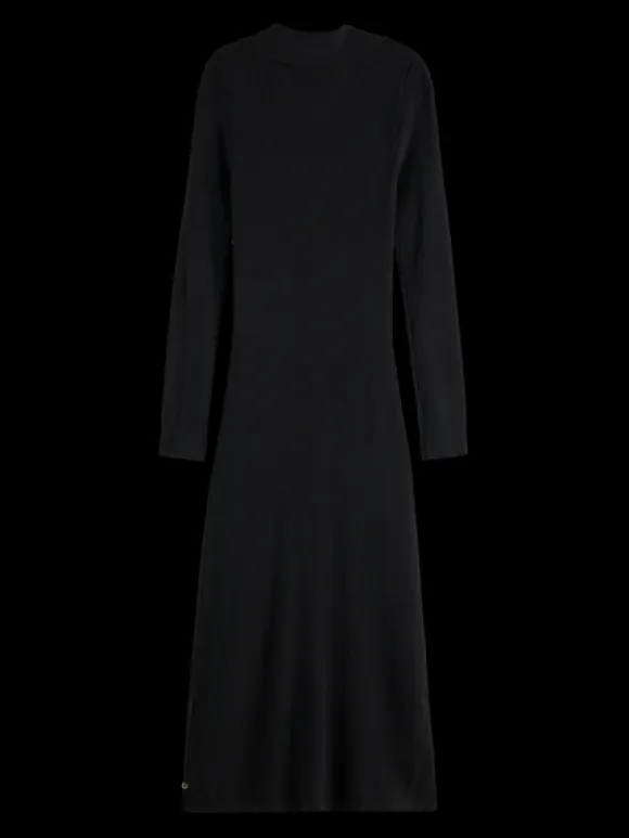 Ribbed-Knit Midi Dress