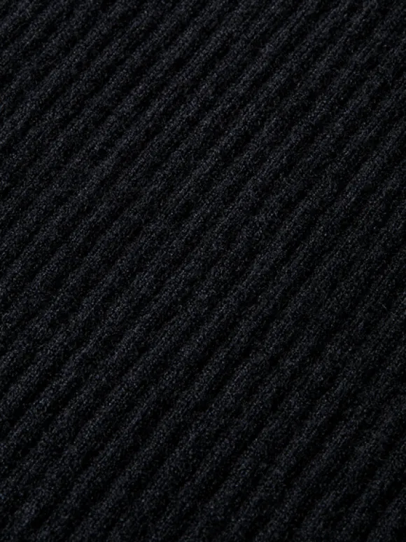 Ribbed-Knit Midi Dress