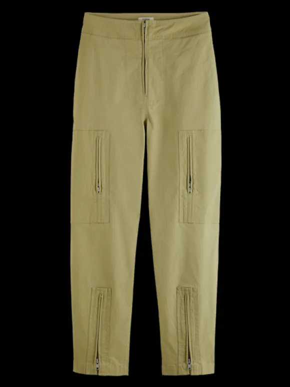 Ripstop High Rise Straight Leg Pant