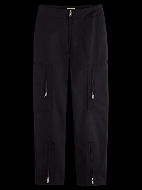 Ripstop High Rise Straight Leg Pant
