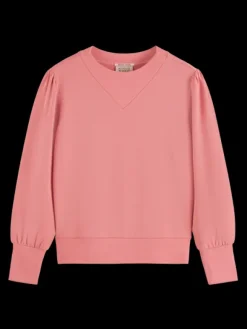 Ruched Sleeve Sweatshirt