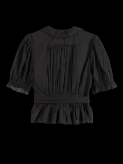 Ruffle Wrap Top