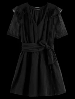 Ruffled Mini Dress