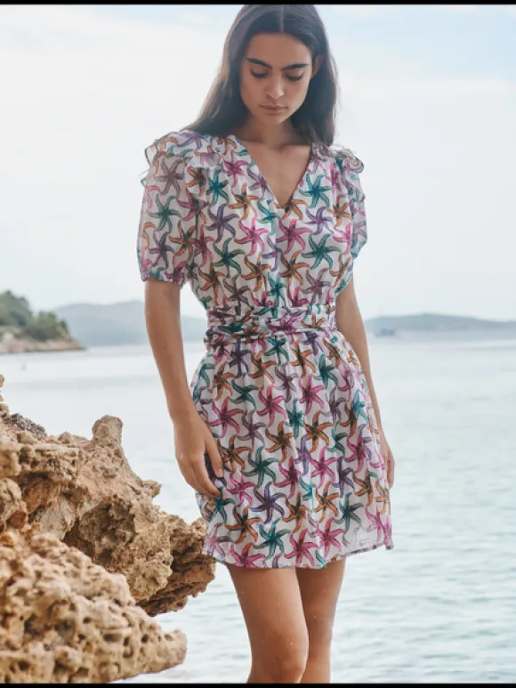 Ruffled Mini Dress
