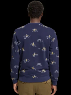 Sailboat Printed Sweatshirt