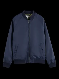 Sea Life Printed Reversible Bomber Jacket