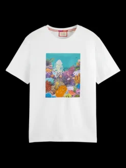 Seanery Artwork Embroidered T-Shirt