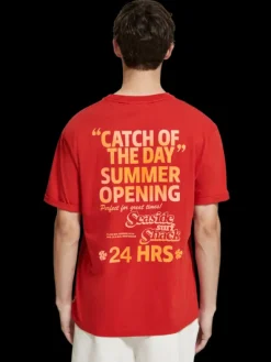 Seaside Surf Shack Printed T-Shirt