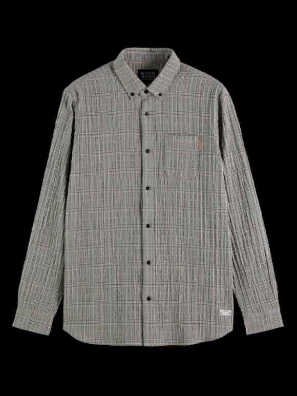 Seersucker Glen Check Shirt