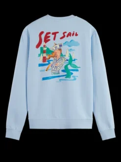 Set Sail Printed Sweatshirt