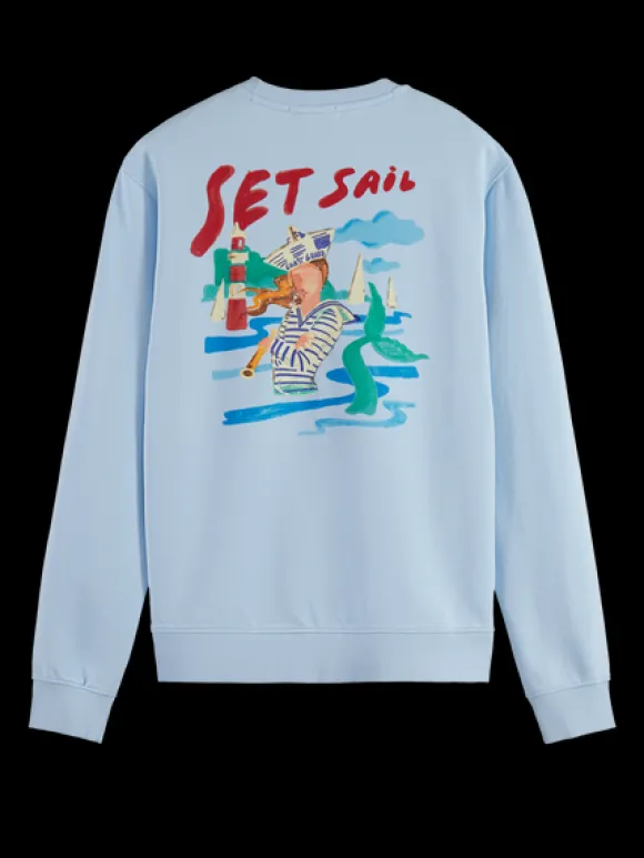 Set Sail Printed Sweatshirt