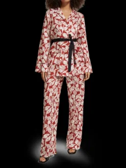 Shell Batik Printed Pyjama Blazer