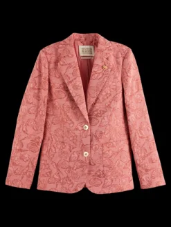 Shell Jacquard Blazer