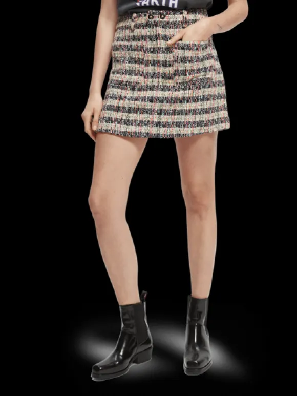 Short Tweed Skirt