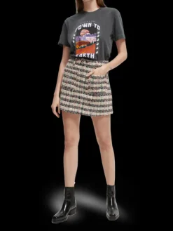 Short Tweed Skirt