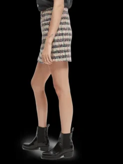 Short Tweed Skirt