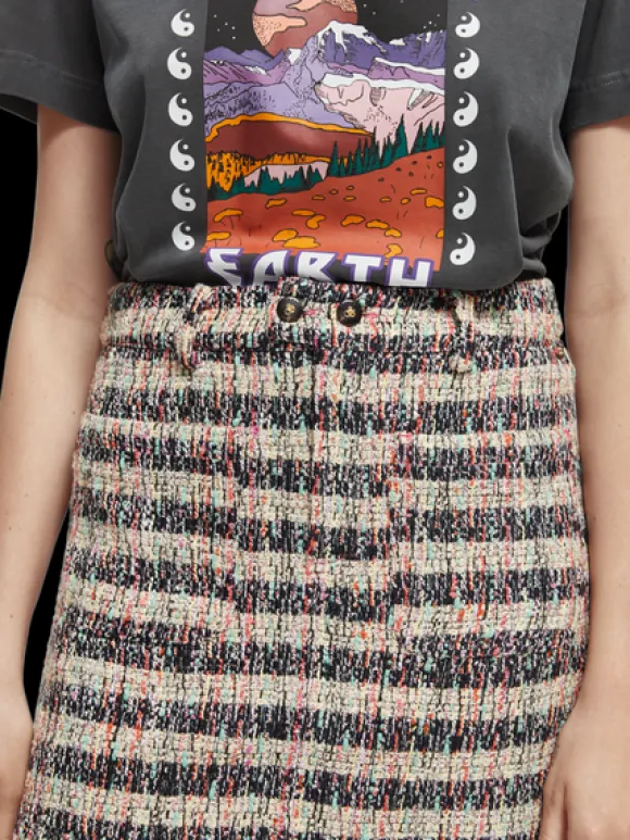 Short Tweed Skirt