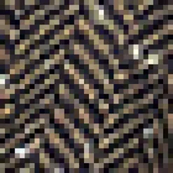 Single Breasted Herringbone Sequin Coat