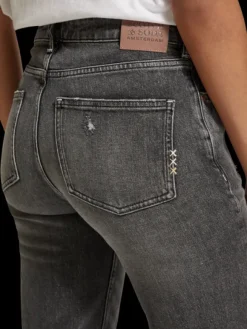 Sky Plus High Rise Straight Jeans | True North Light