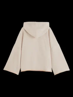 Slouchy Fit Shoulder Detail Hoodie