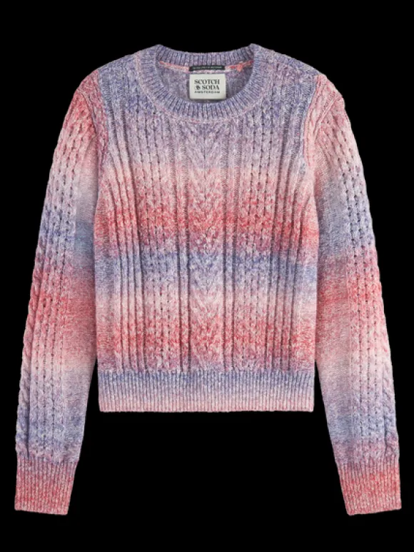 Space Dye Crewneck Sweater