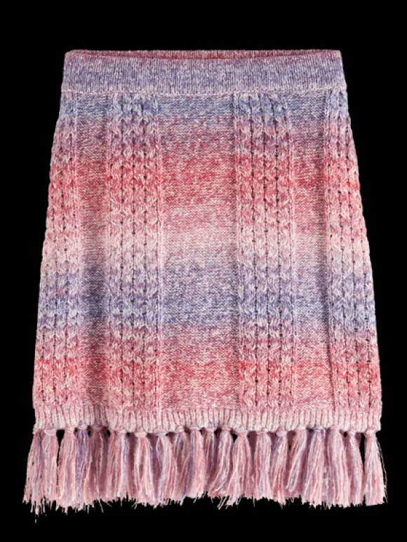 Space Dye Knit Skirt