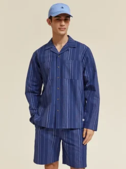 Space Dye Stripe Shirt