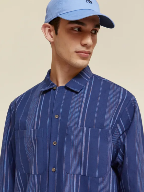 Space Dye Stripe Shirt
