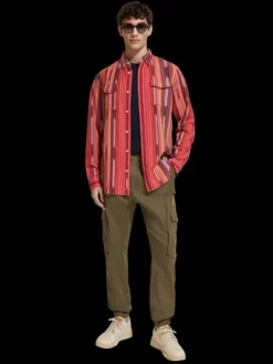 Space Dye Stripe Shirt