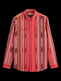 Space Dye Stripe Shirt
