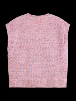 Space Dye V Neck Knitted Tank