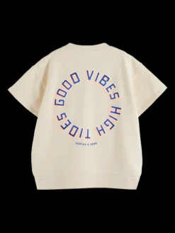 Split Hem Graphic Sweatshirt