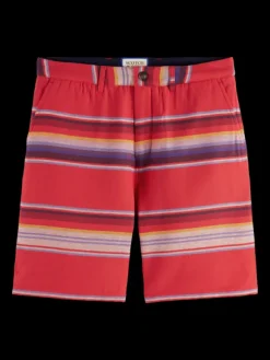 Stuart Striped Woven Chino Shorts