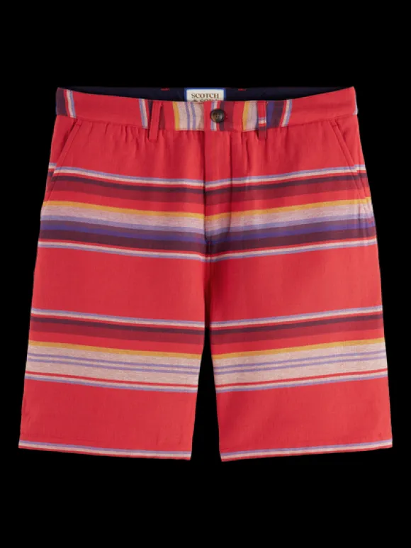 Stuart Striped Woven Chino Shorts