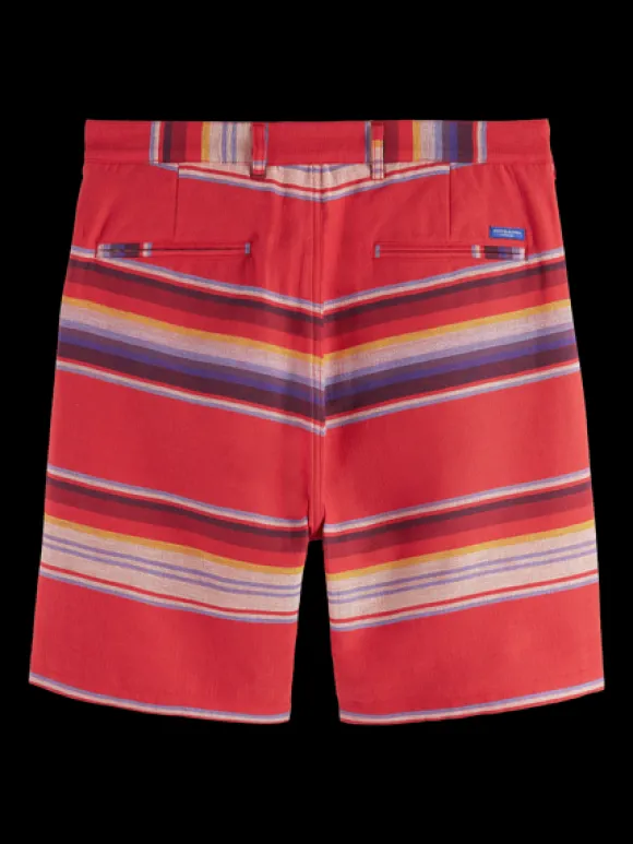 Stuart Striped Woven Chino Shorts