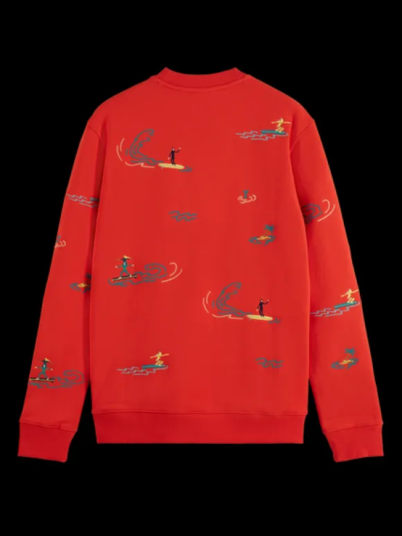 Surf Embroidered Sweatshirt