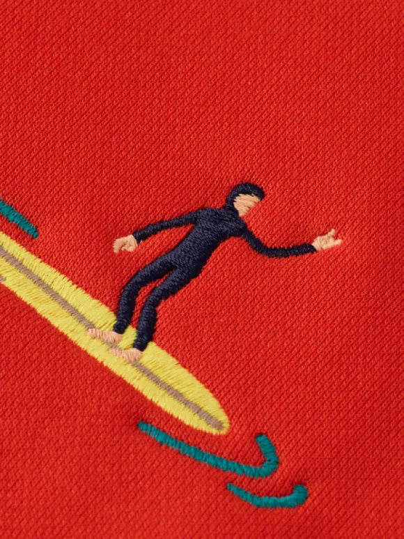 Surf Embroidered Sweatshirt
