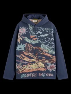 Swan Jacquard Hoodie