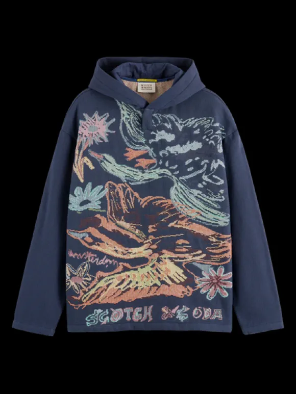 Swan Jacquard Hoodie