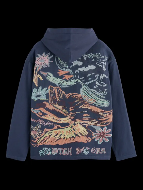 Swan Jacquard Hoodie