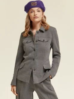 Tailored Melange Jacket