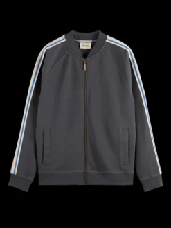 Taped Track Zip-Through Sweatshirt