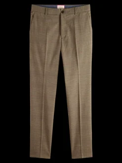 Tapered Check Chino