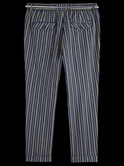 Tapered Striped Seersucker Chino