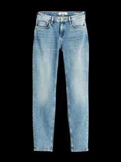The Keeper Mid Rise Slim Fit Jeans | Turquoise
