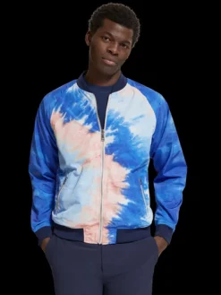 Tie Dye Reversible Bomber Jacket