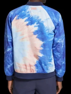 Tie Dye Reversible Bomber Jacket